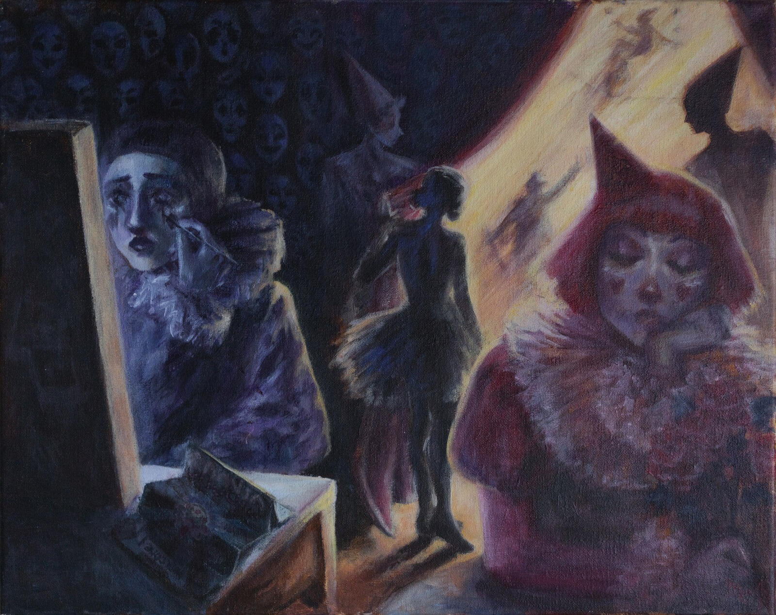 Backstage (Acrylic, 16x20)