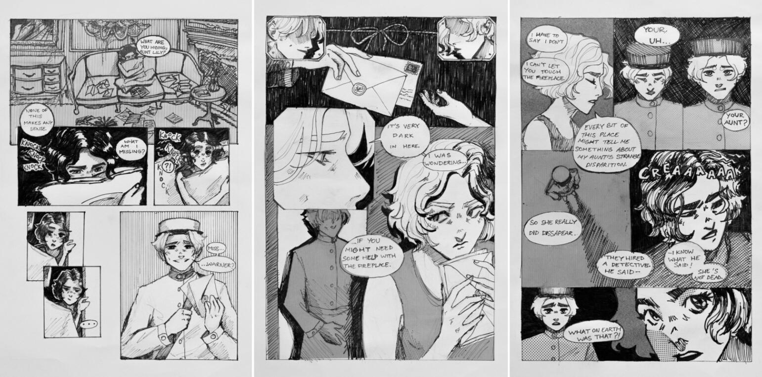 Fanny Warner Comic Pages (original story)